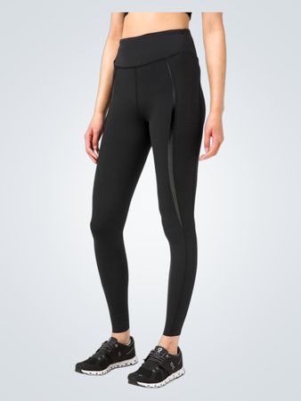 Lululemon Gloss Trim Run Super High-Rise Tight 28 (Like New)