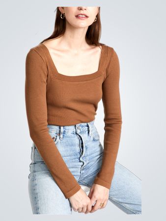Citizens of Humanity Marisol Square Neck Tee (Like New)