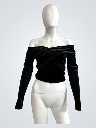 AllSaints Delta Velvet Top (Like New)