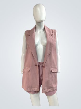 Free People On The Path Short Suit Set (Like New)