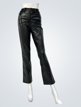 Good American Good Icon Faux Leather Pants (Like New)