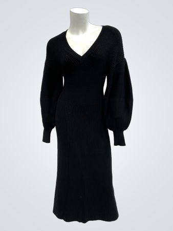 STAUD Carnation Dress | Black (NWT)