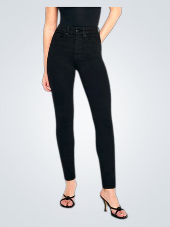 Good American Good Legs Coated Skinny Jeans (Like New)