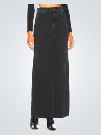 GRLFRND Amara Maxi Pencil Skirt With Back Slit (Like New)