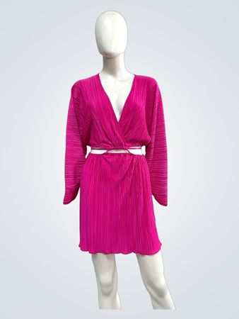 Good American Pliss Sculpted Dress (NWT)