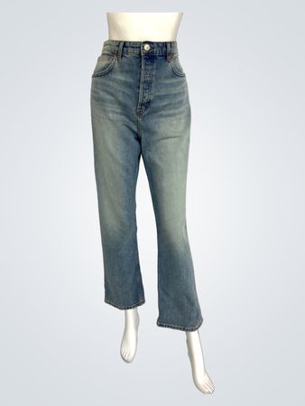 Reformation Cynthia Stretch High Rise Straight Jeans (Like New)