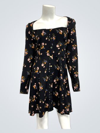 Reformation Indira Long Sleeve Mini Dress (Like New)
