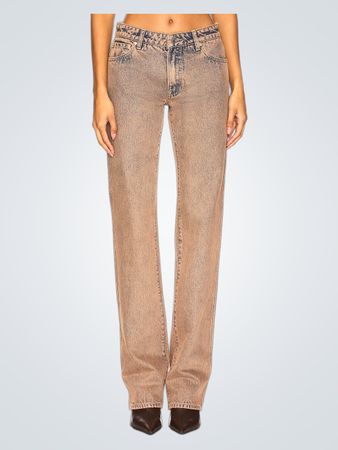GRLFRND Isabel Low Rise Straight (Like New)