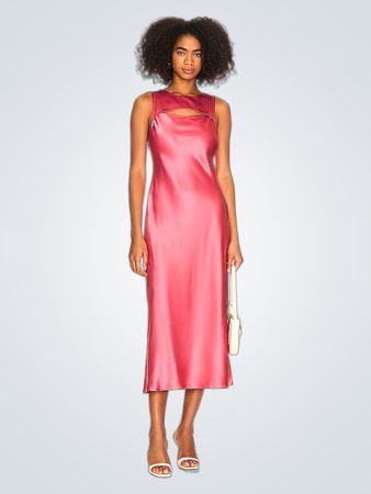 PAIGE Aurem Dress In Dusty Bubblegum (Like New)