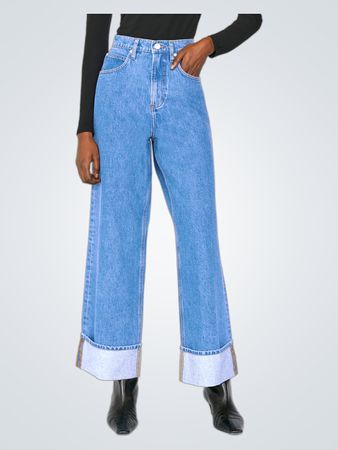 FRAME Rolled High Rise Wide Leg (Like New)