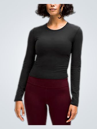 Lululemon All It Takes Back-Twist Ribbed Long-Sleeve Shirt (Like New)