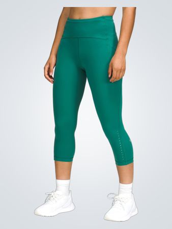 Lululemon Swift Speed High-Rise Crop 21 (Like New)