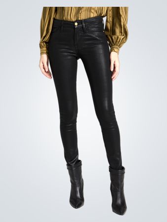 Le Skinny De Jeanne Coated Jeans (Like New)