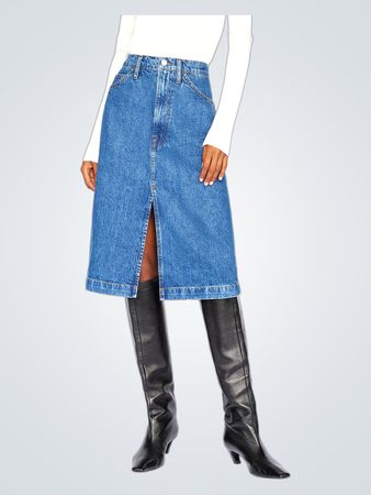 FRAME Midi Slit Skirt (NWT)