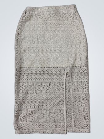 White Lace Skirt