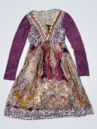 Purple Paisley Dress