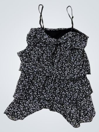 Floral Ruffled Top