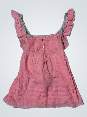 Pink Ruffled Blouse