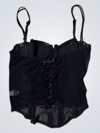 Etam Black Lace Corset