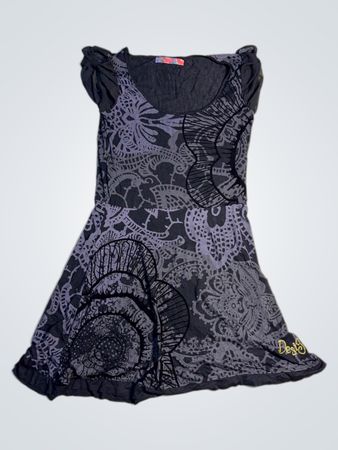 D&G Black and Purple Patterned T-Shirt