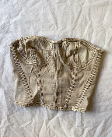 Beige Corset Top