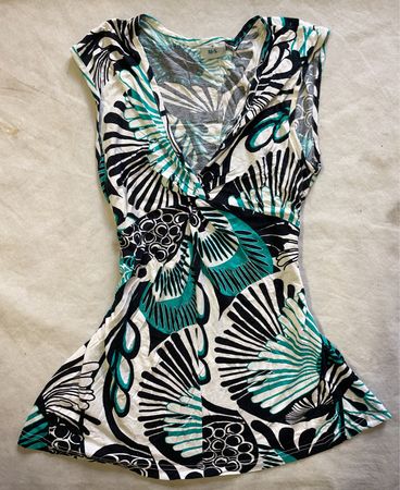 M&S Printed Top