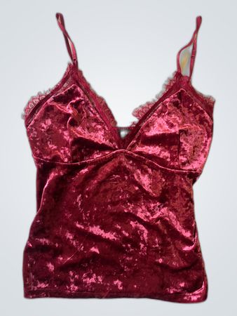 BIK BOK Velvet Cami Top