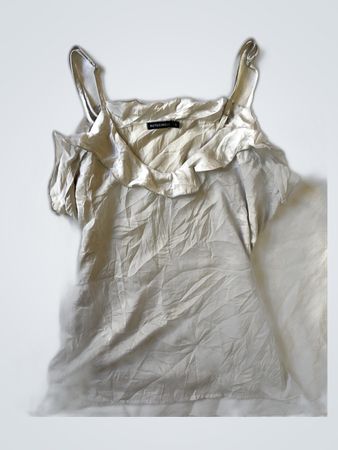 H&M Ruffle Shoulder Blouse