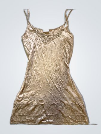 Tan Lace Trim Camisole