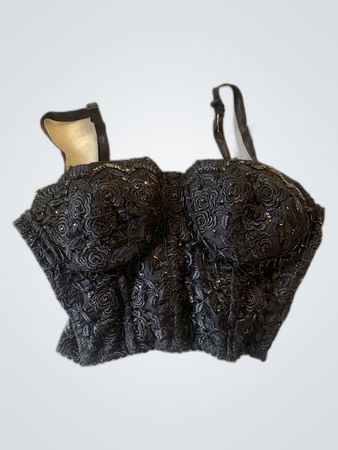 Black Lace Bustier