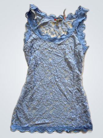 Blue Lace Top