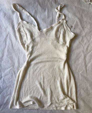 Cream-colored Knit Dress