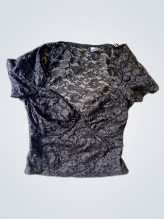 Black Lace Top