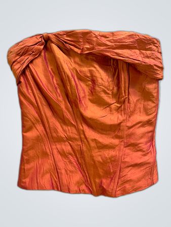 Orange Off-The-Shoulder Top