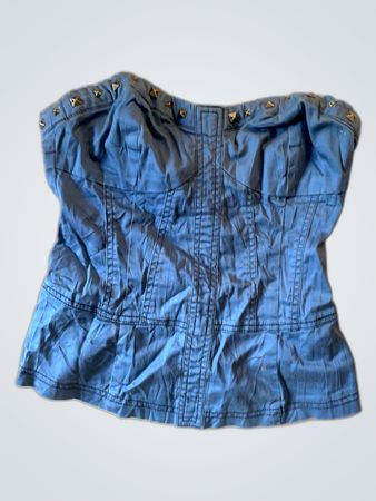 Blue Studded Top