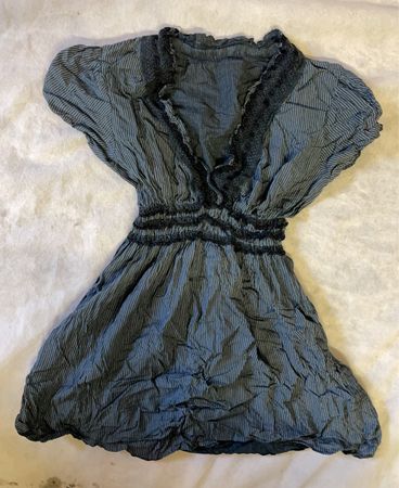 Black Striped Romper
