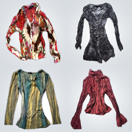 Y2K Floral Blouses Bundle