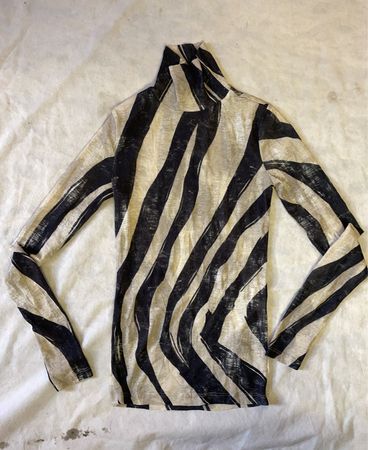 Black and White Striped Shirt