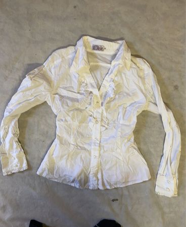 White Button-Down Shirt