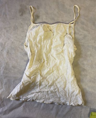 White Eyelet Camisole