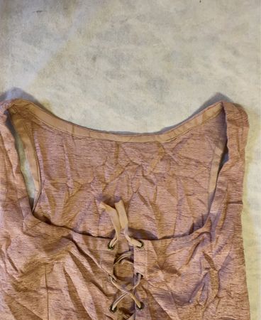 Pink Lace-Up Top