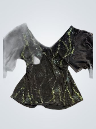 Black Sequined Top