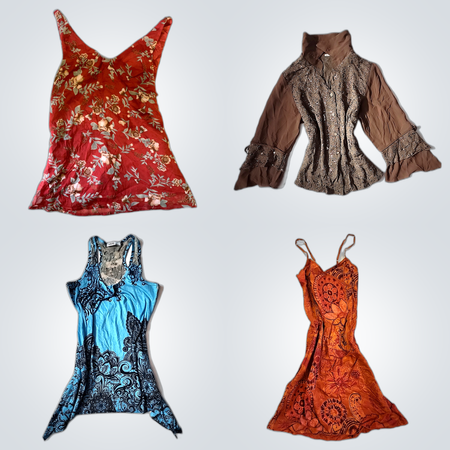 Y2K Floral Blouses Bundle