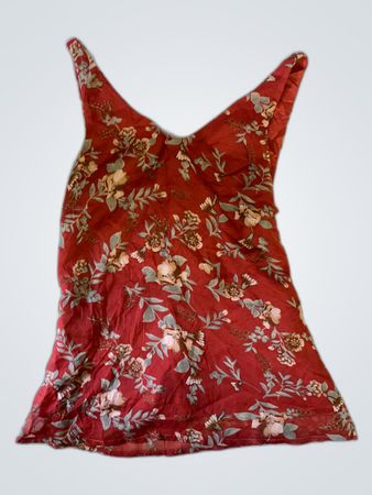 VERO MODA Floral Red Tank Top