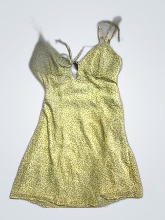Yellow Floral Dress