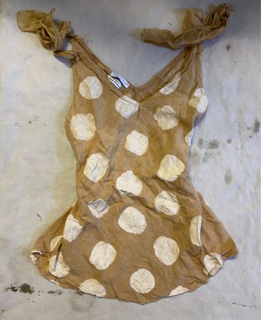Brown Polka Dot Top