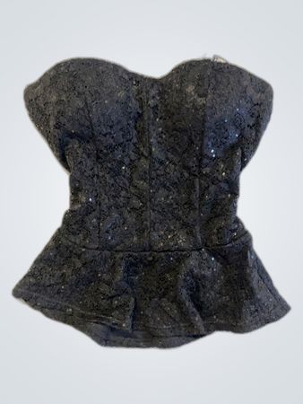 Black Lace Bustier