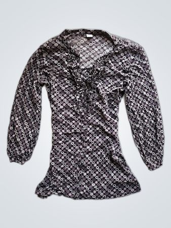 Blouse with Floral Pattern