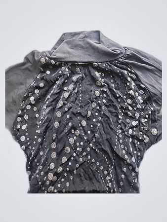Long-Sleeve Sequined Top