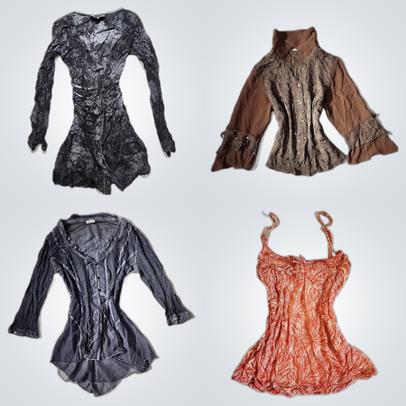 Spitzen- und Satin-Bundle: Zara, Victoria's Secret, Chloé & mehr - 25 Stück Frauenmode-Set